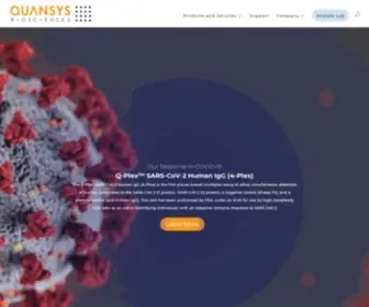 Quansysbio.com(Quansys Biosciences) Screenshot