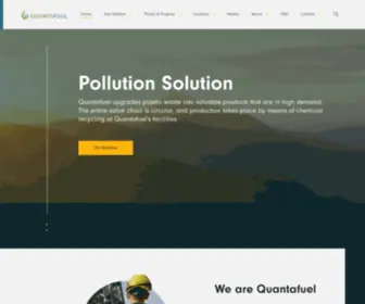 Quantafuel.com(Produces environmentally friendly) Screenshot