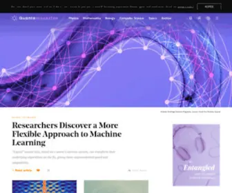 Quantamagazine.org(Quanta Magazine) Screenshot