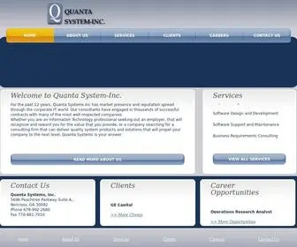 Quantasys-INC.com(Home) Screenshot