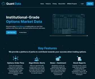 Quantdata.us(Discover what smart money) Screenshot