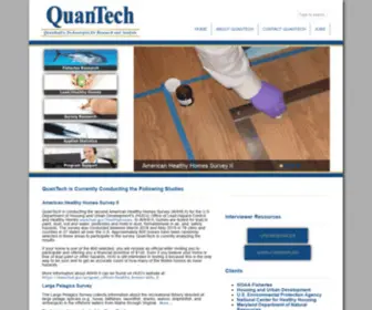 Quantech.com(QuanTech Inc) Screenshot