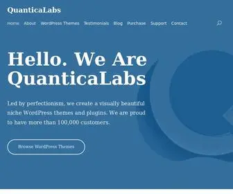 Quanticalabs.com(Premium WordPress Themes and WP Plugins) Screenshot