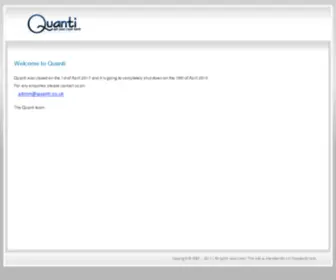 Quanti.co.uk(quanti) Screenshot