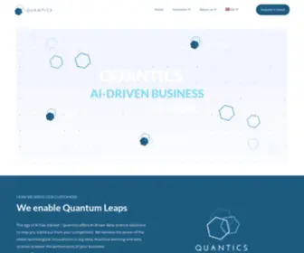 Quantics.io(AI-powered Forecasting) Screenshot