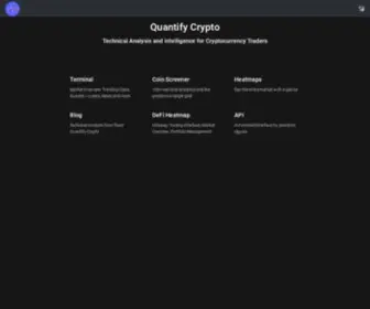 Quantifycrypto.com(Cryptocurrency Prices) Screenshot