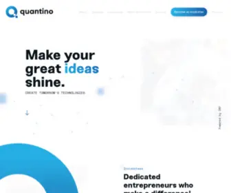 Quantino.ca(L'incubateur) Screenshot