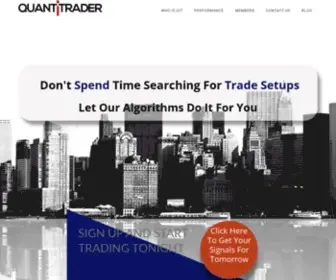 Quantitrader.com(Algorithmic Swing Trading) Screenshot
