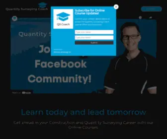 Quantitysurveyingcoach.com(Quantity Surveying Courses Online) Screenshot