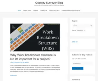 Quantitysurveyor.blog(Quantity Surveyor Blog) Screenshot