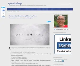 Quantmleap.com(The science of project management) Screenshot