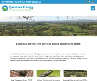 Quantockecology.co.uk(Ecological surveys & services in England & Wales) Screenshot