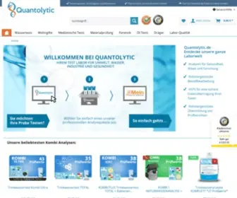 Quantolytic.de(QUANTOLYTIC Labore der nächsten Generation) Screenshot