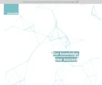 Quantonsolutions.com(Our knowledge) Screenshot