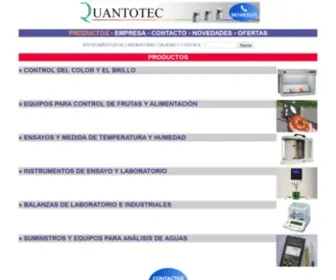 Quantotec.com(Laboratorio) Screenshot