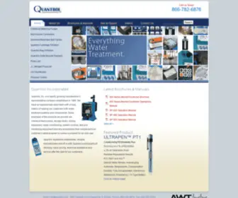 Quantrol.com(Pulsafeeder equipment for water treatment) Screenshot