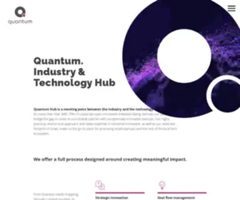 Quantum-Hub.com(We believe that the industries that shape our economies) Screenshot