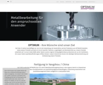 Quantum-Maschinen.de(Metallbearbeitungsmaschinen von OPTIMUM Maschinen Germany GmbH) Screenshot