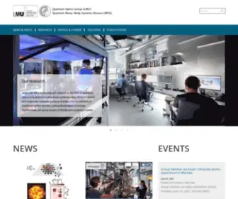 Quantum-Munich.de(Quantum Optics Group) Screenshot