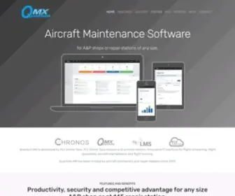 Quantum-MX.com(Aircraft Maintenance Software for A&P shops of any size) Screenshot