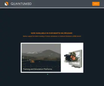 Quantum3D.com(COTS) Screenshot