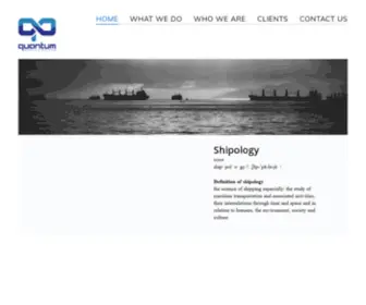Quantumar.com(Marine services) Screenshot