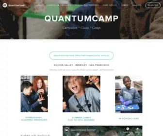 Quantumcamp.com(Online Science & Math Courses) Screenshot