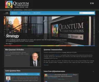 Quantumcomms.com(Quantum Communications) Screenshot