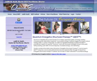 Quantumenergeticshealing.com(Quantum Energetics Structured Therapy (QEST)) Screenshot