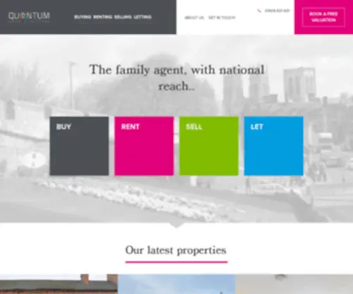 Quantumestateagency.com(Properties for sale and let in York) Screenshot