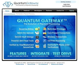 QuantumGateway.com(The Evolution of Payment Processing) Screenshot