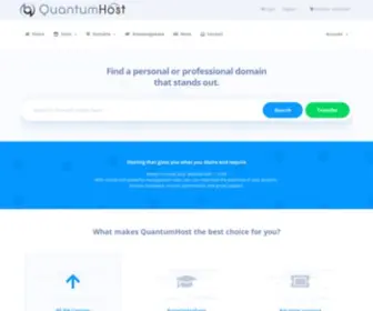 Quantumhost.org(We believe that quality hosting services should be accessible to everyone. Our focus) Screenshot