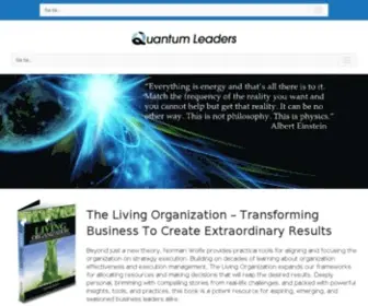 Quantumleaders.com(We help organizations create greater impact with less resources and less effort. Our approach) Screenshot