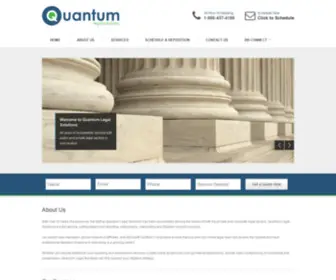 Quantumlegalsolutions.com(Quantumlegalsolutions) Screenshot