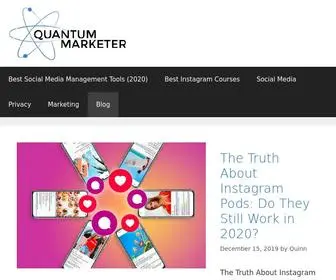 Quantummarketer.com(Cutting Edge Marketing Strategies For Small Business Owners) Screenshot