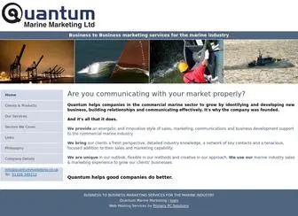 Quantummarketing.co.uk(Quantum Marine Marketing Ltd) Screenshot