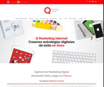 Quantummarketing.mx(Agencia de Marketing Digital y Publicidad Online en SLP) Screenshot