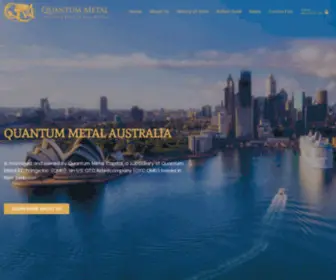 Quantummetal.com.au(Preserve Your Wealth Through Gold) Screenshot