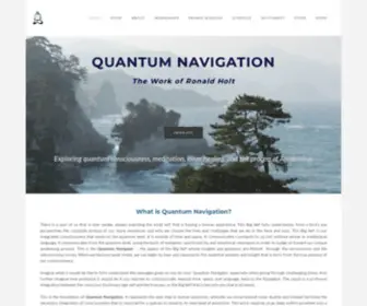 Quantumnavigation.net(This site features the original work of Ronald Holt) Screenshot