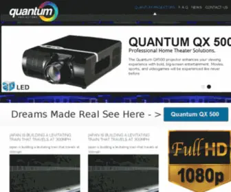 Quantumprojectors.com(Quantum Projectors) Screenshot