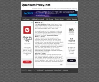 Quantumproxy.net(Quantum Proxy) Screenshot