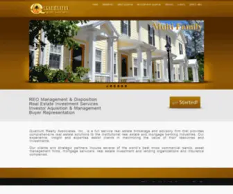 Quantumrealtyassociates.com(Quantum Realty Associates) Screenshot