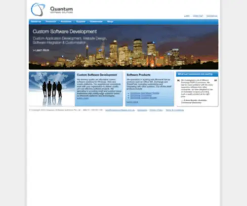 Quantumsoftware.com.au(Quantum Software Solutions) Screenshot