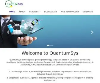 Quantumsystech.com(Quantum Sys Tech) Screenshot