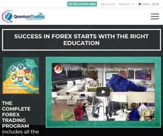 Quantumtradingeducation.com(Learn Forex Trading at Quantum Trading Education) Screenshot