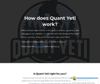 Quantyeti.com(Quant Yeti) Screenshot