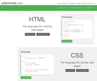 Quanzhanketang.com(W3Schools Online Web Tutorials) Screenshot