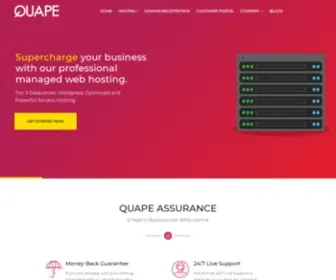 Quape.net(Singapore Web Hosting Company & Business Email Hosting) Screenshot
