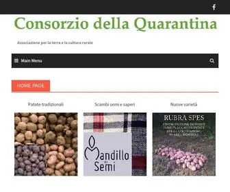 Quarantina.it(Associazione per la terra e la cultura rurale) Screenshot