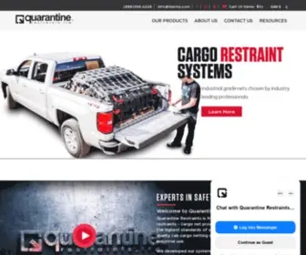 Quarantinerestraints.com(Home Home) Screenshot